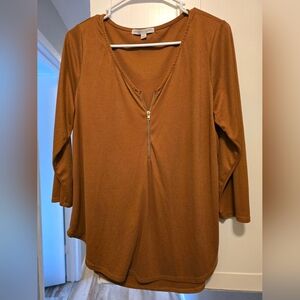 Green Envelope Copper Top with Zipper